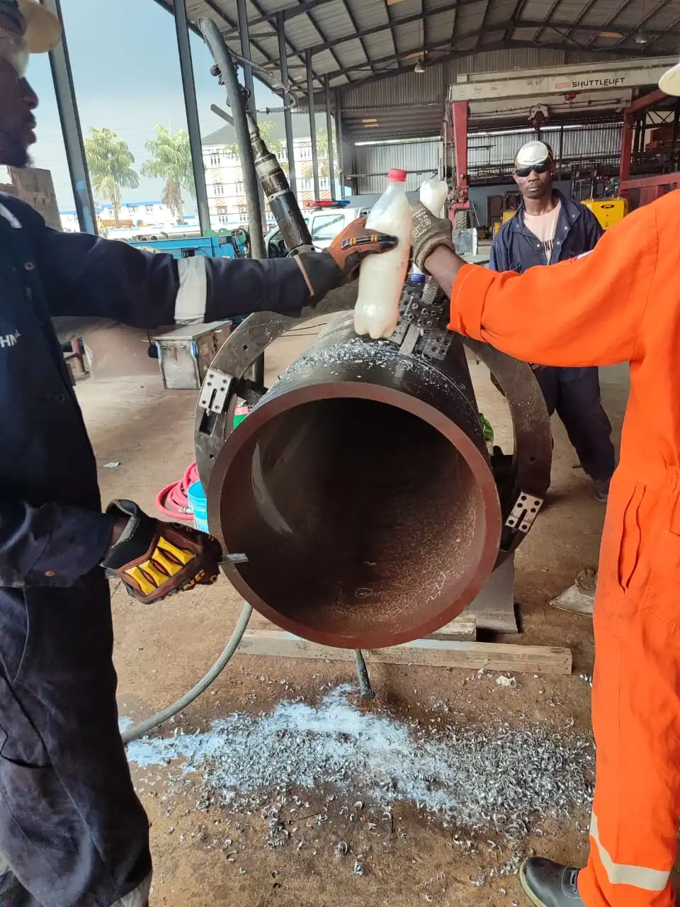 Pipe cold cutting