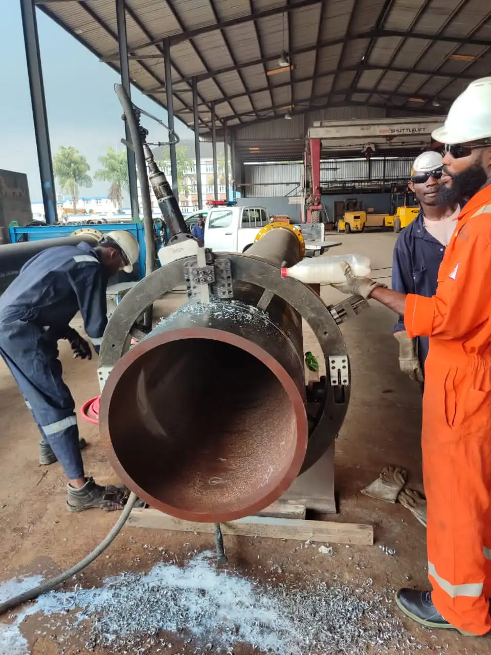 Pipe cold cutting
