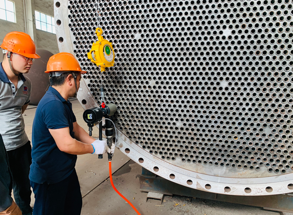 Heat Exchanger Tube Facing Machine