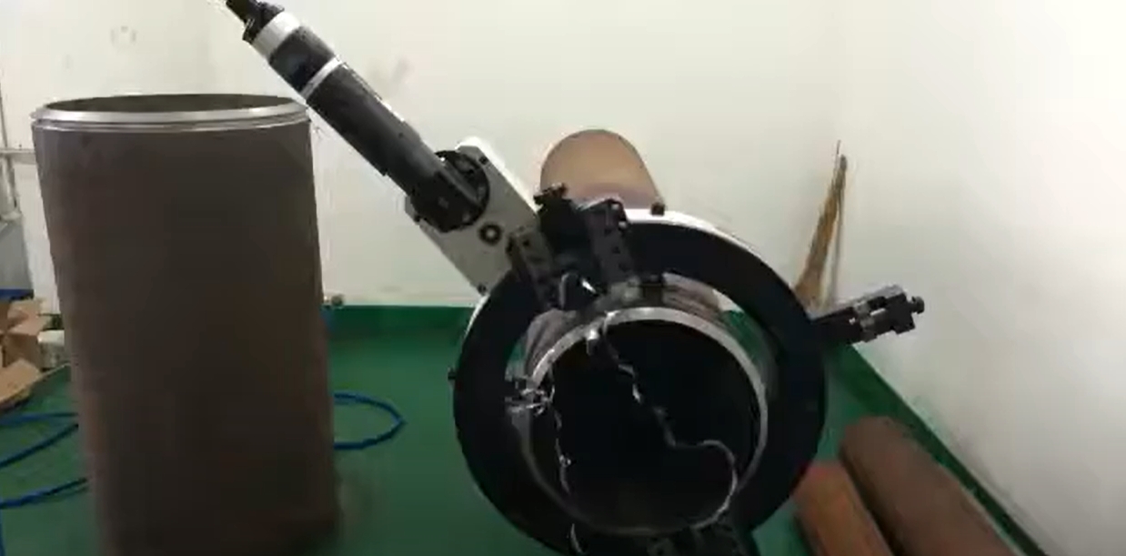 8&quot;-14&quot; Pneumatic operated pipe cold cutting and beveling with Front driven