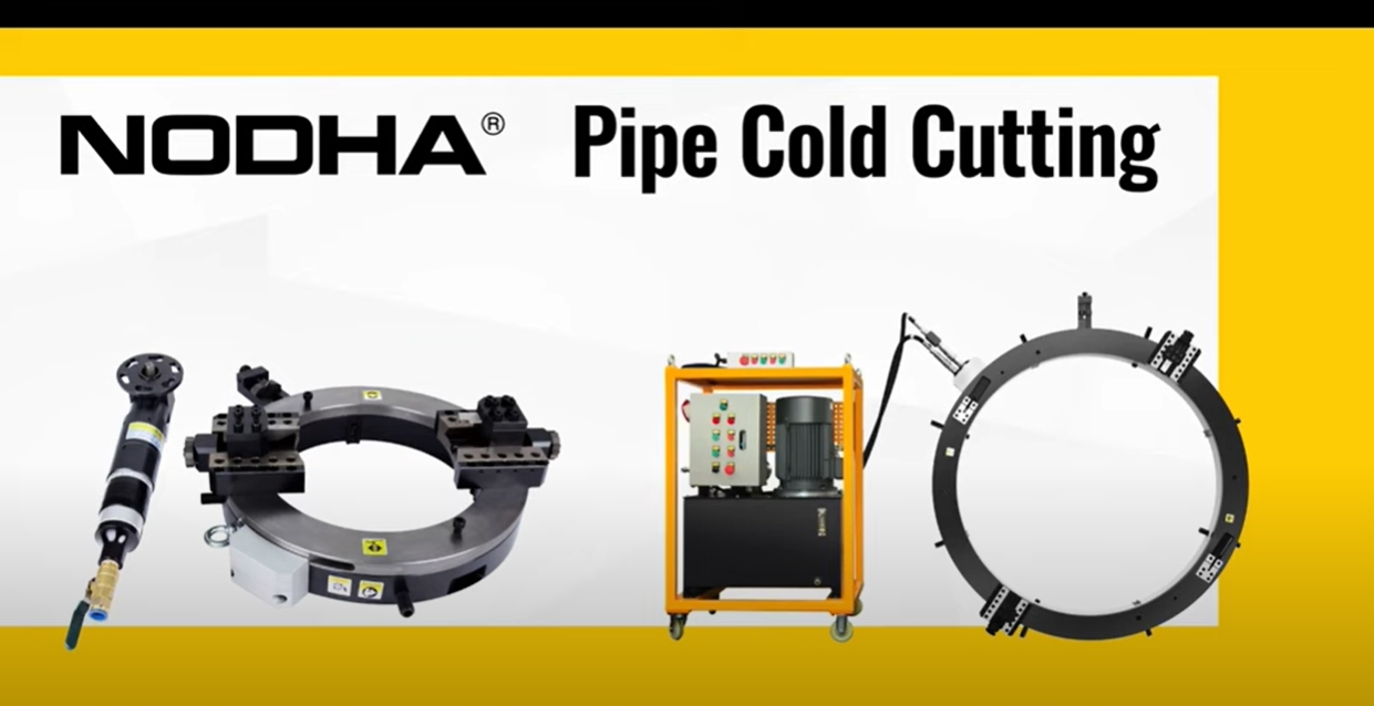 NODHA Pipe Cold Cutting Machine - Split Frame