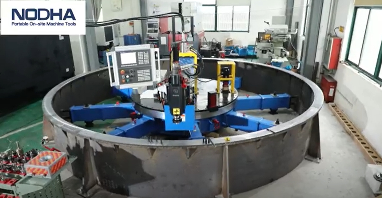 8M in situ Flange Milling Machine