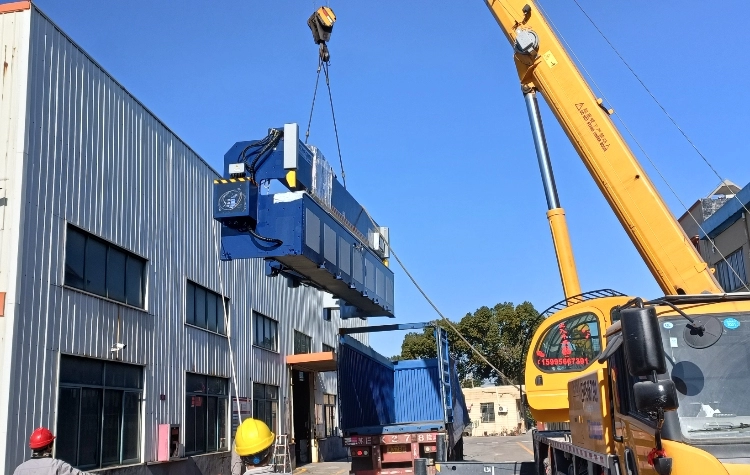 Large scale CNC Plate edge milling machine test run---GMM-X4000