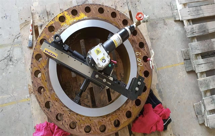 Flange facing Machine Applied in Middle East