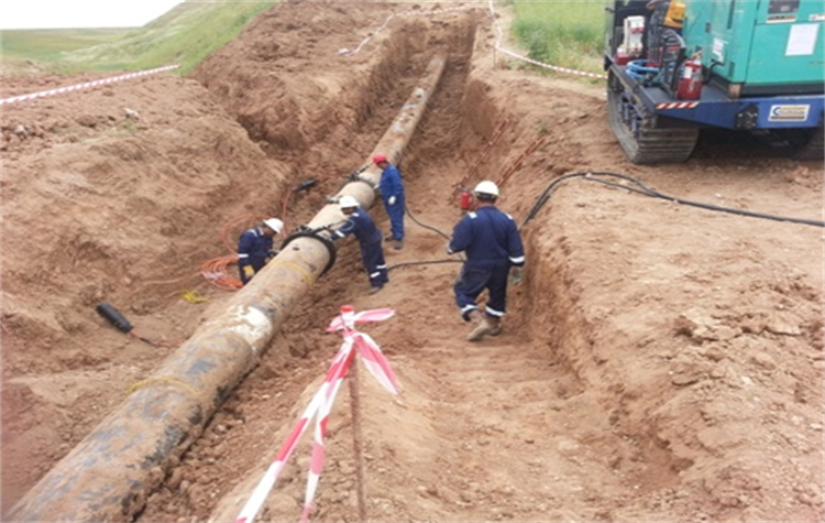 Gas Pipe shutdown maintain – DANA gas, Iraq