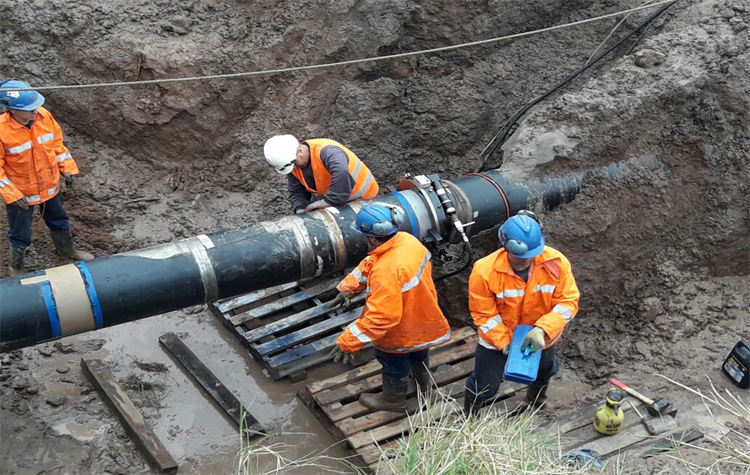 Argentina Project: 18″ Pipeline Cold Cutting onsite