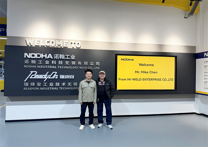 A group of customers from Taiwan visited