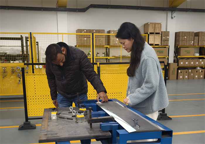 New Customer Visit: Client From India